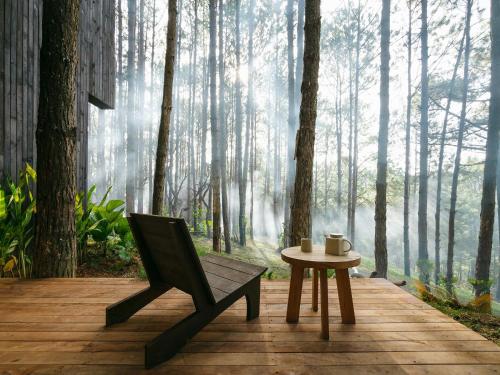 Balcony/terrace, Mơ Stay - Forest Resort in Dalat Balcony/terrace, Mơ Stay - Forest Resort in Dalat