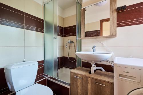 Fürdőszoba, Apartmány Kateřina (Apartmany Katerina) in Svojetice Fürdőszoba, Apartmány Kateřina (Apartmany Katerina) in Svojetice