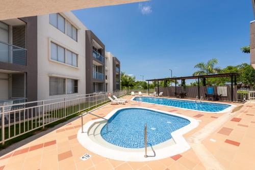 游泳池, Nuevo apartamento en la zona norte de Cartagena in 普爾圖提拉巴哈 游泳池, Nuevo apartamento en la zona norte de Cartagena in 普爾圖提拉巴哈