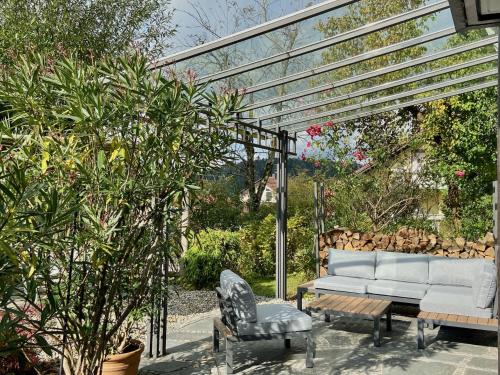 Erkély/terasz, Terrassenwohnung Garten-Oase in Lindau városközpont Erkély/terasz, Terrassenwohnung Garten-Oase in Lindau városközpont