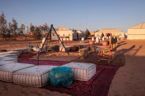 Surrounding environment, SAHARA WAVES CAMP in Merzouga Surrounding environment, SAHARA WAVES CAMP in Merzouga