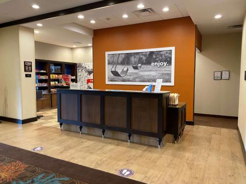 Előcsarnok, Hampton Inn & Suites Tampa Northwest/Oldsmar in Oldsmar (Florida) Előcsarnok, Hampton Inn & Suites Tampa Northwest/Oldsmar in Oldsmar (Florida)