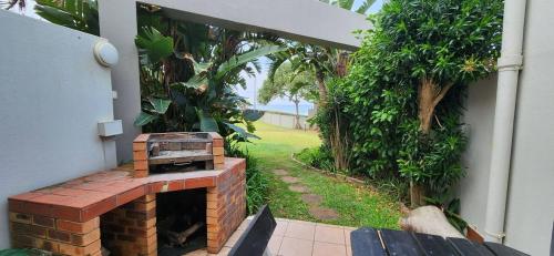 African surf house on the beach