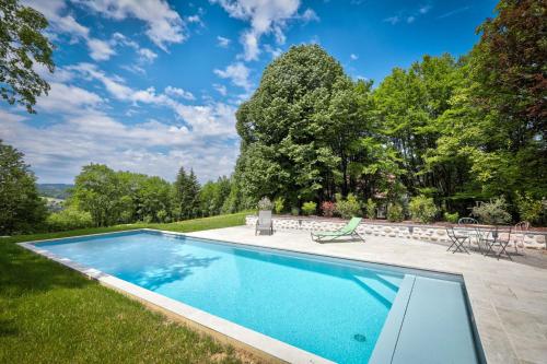Swimming pool, gite le Magnolia in Thorens-Glieres Swimming pool, gite le Magnolia in Thorens-Glieres