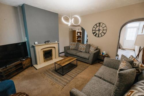 delat sällskapsrum/tv-rum, Winnie's Cottage - 3 Bed Accommodation in Cumbria in Mealsgate delat sällskapsrum/tv-rum, Winnie's Cottage - 3 Bed Accommodation in Cumbria in Mealsgate