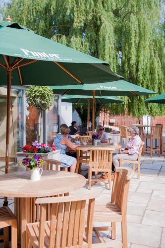 balkon/terasa, The White Hart, Overton in Overton balkon/terasa, The White Hart, Overton in Overton