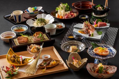 Food and beverages, Yukemuri no yado Inazumi onsen in Yuzawa-shi Food and beverages, Yukemuri no yado Inazumi onsen in Yuzawa-shi