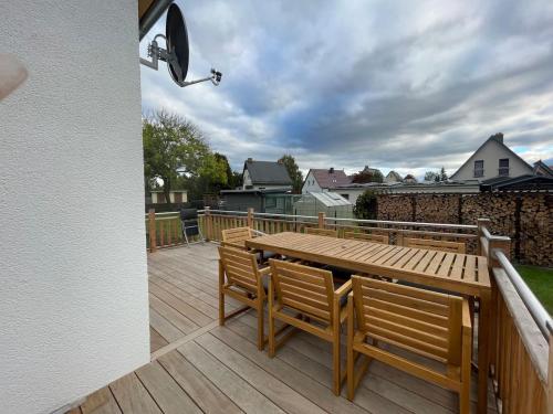 Balcony/terrace, Alte Zahnstation Laußnitz in Laussnitz Balcony/terrace, Alte Zahnstation Laußnitz in Laussnitz