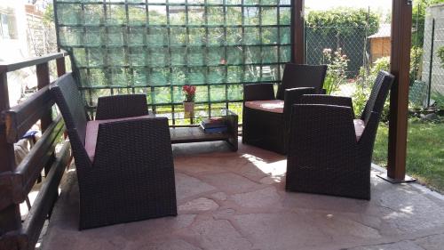 Balcony/terrace, Euroski B&B in Sarre Balcony/terrace, Euroski B&B in Sarre
