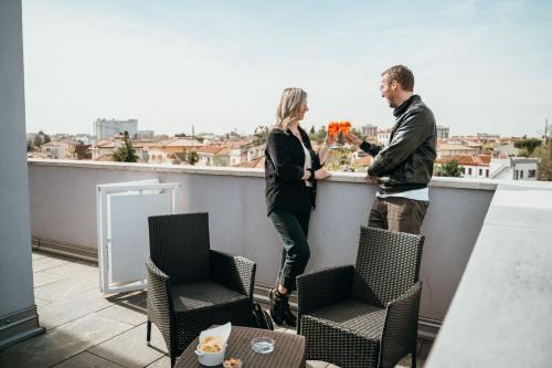 Balcony/terrace, Hotel Maritan in Padua Balcony/terrace, Hotel Maritan in Padua
