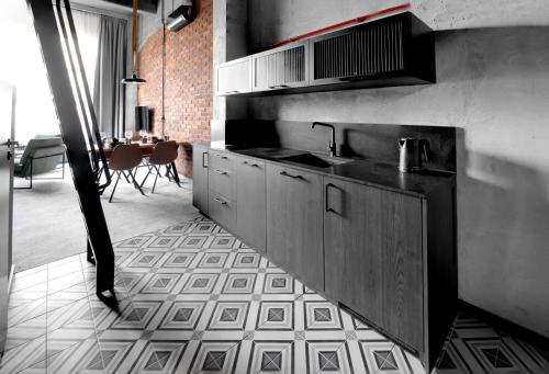 keuken, MONTOWNIA Lofts & Experience in Gdansk keuken, MONTOWNIA Lofts & Experience in Gdansk