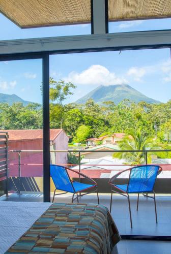 Balcony/terrace, La Fortuna Lodge by Treebu Hotels in La Fortuna Balcony/terrace, La Fortuna Lodge by Treebu Hotels in La Fortuna