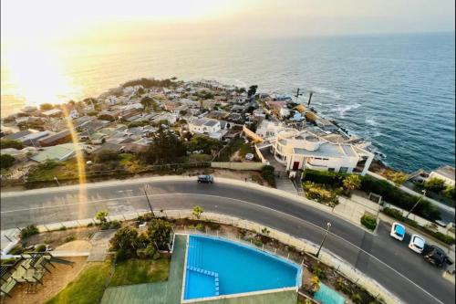 Uitzicht, Apartamento frente al mar en Valparaiso, chile in Concon Uitzicht, Apartamento frente al mar en Valparaiso, chile in Concon