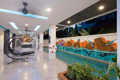 Úszómedence, iCheck inn Sky Beach Ao Nang Krabi in Krabi Úszómedence, iCheck inn Sky Beach Ao Nang Krabi in Krabi