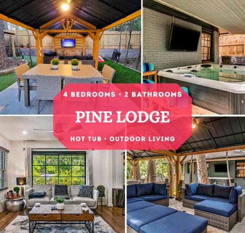 Pine Lodge Atlanta - Luxe Atlanta Home Near Everything Hot Tub Patio in Ansley Park Pine Lodge Atlanta - Luxe Atlanta Home Near Everything Hot Tub Patio in Ansley Park