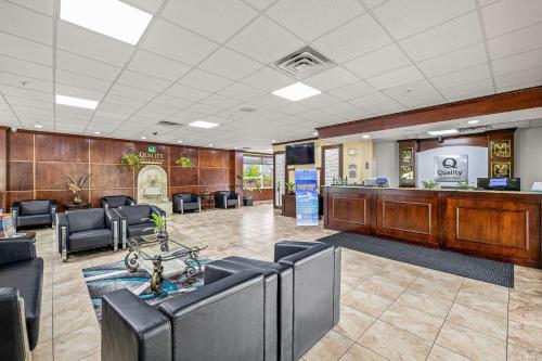 Lobby, Quality Inn & Suites Near Fairgrounds Ybor City in Temple Terrace Lobby, Quality Inn & Suites Near Fairgrounds Ybor City in Temple Terrace