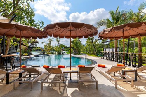 Balcony/terrace, Samui Fishing Club and Resort in Hua Thanon Balcony/terrace, Samui Fishing Club and Resort in Hua Thanon
