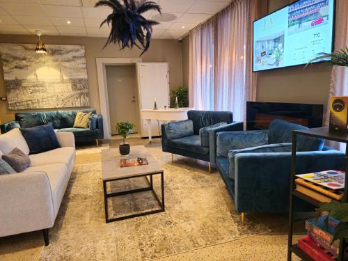 로비, Lidingo Arena Hotel in 리딘고 로비, Lidingo Arena Hotel in 리딘고