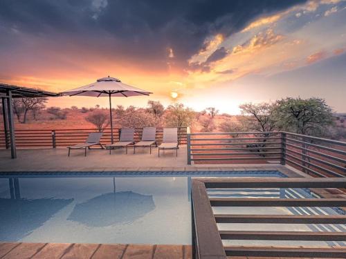 Balkons/terase, Bagatelle Kalahari Boutique Farmhouse Lodge in Kalahari Balkons/terase, Bagatelle Kalahari Boutique Farmhouse Lodge in Kalahari