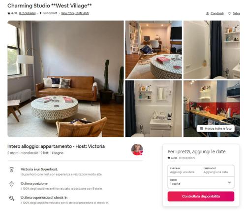 Charming Studio West Village in 그리니치 빌리지 Charming Studio West Village in 그리니치 빌리지