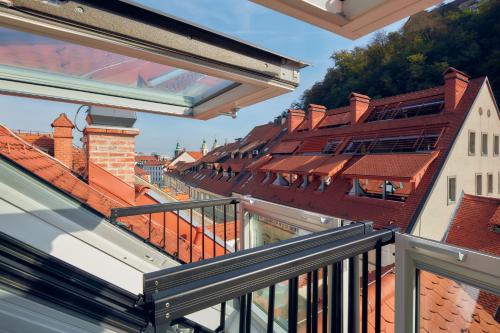 Balkon/terasa, The Hotel Ljubljana in Ljubljana Balkon/terasa, The Hotel Ljubljana in Ljubljana