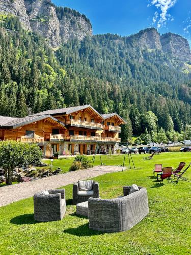 Garden, Hameau des Prodains - Hotel in Avoriaz Garden, Hameau des Prodains - Hotel in Avoriaz