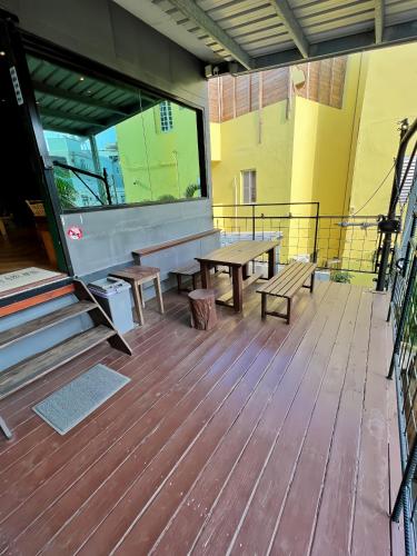 Balcony/terrace, Kenting Orignal Hostel in Kenting Balcony/terrace, Kenting Orignal Hostel in Kenting
