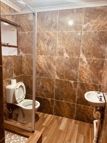 Badkamer, Mphatlalatsane BnB in Maseru Badkamer, Mphatlalatsane BnB in Maseru