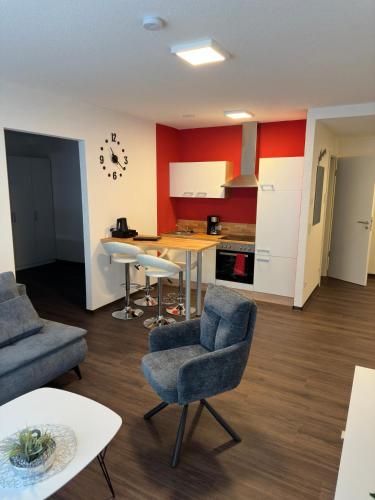 مطبخ, Barrierefreie Ferienwohnungen in der Nähe der Golf- und Freizeitanlage (Barrierefreie Ferienwohnungen in der Nahe der Golf- und Freizeitanlage) in Limbach مطبخ, Barrierefreie Ferienwohnungen in der Nähe der Golf- und Freizeitanlage (Barrierefreie Ferienwohnungen in der Nahe der Golf- und Freizeitanlage) in Limbach