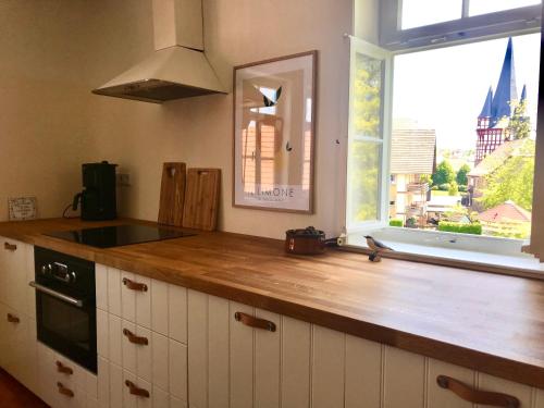 keuken, Ferien im Alten Pfarrhaus in Stadtallendorf keuken, Ferien im Alten Pfarrhaus in Stadtallendorf