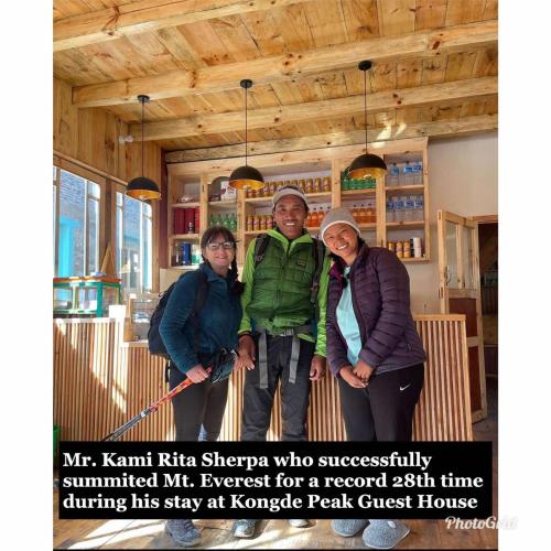 Kongde Peak Guest House in Everest Region (Nepal) Kongde Peak Guest House in Everest Region (Nepal)
