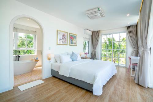 Bed, Mia Luxury Villa Binh Chau in Ho Coc Bed, Mia Luxury Villa Binh Chau in Ho Coc