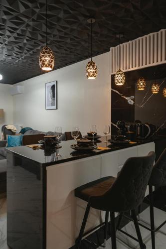 Konyha, Apartament Widokowe Marzenie - blisko stoku, parking podziemny by SpaceApart in Bierutowice Konyha, Apartament Widokowe Marzenie - blisko stoku, parking podziemny by SpaceApart in Bierutowice