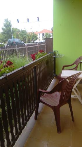 Balcony/terrace, Park Apartman in Hajduszoboszlo Balcony/terrace, Park Apartman in Hajduszoboszlo