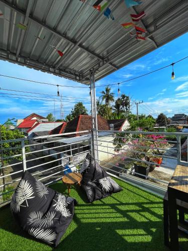 Balcony/terrace, ROOM Ijen Hostel in Banyuwangi Balcony/terrace, ROOM Ijen Hostel in Banyuwangi