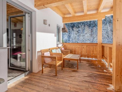 Erkély/terasz, Blick auf den Rettenstein Top 2 in Usterberg Erkély/terasz, Blick auf den Rettenstein Top 2 in Usterberg