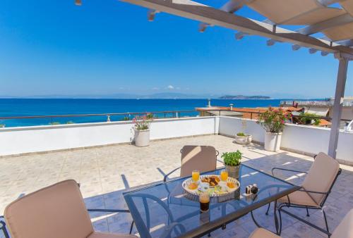 Balcony/terrace, Hotel Galini in Thassos Balcony/terrace, Hotel Galini in Thassos