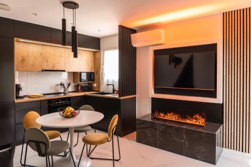 صالة مشتركة/ منطقة التلفزيون, ANNA : vue sur les vignes, spa exterieur, sans vis-a-vis in Goudargues صالة مشتركة/ منطقة التلفزيون, ANNA : vue sur les vignes, spa exterieur, sans vis-a-vis in Goudargues