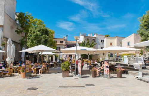 balkon/terras, Calvario Plaza Hotel in Pollenca balkon/terras, Calvario Plaza Hotel in Pollenca