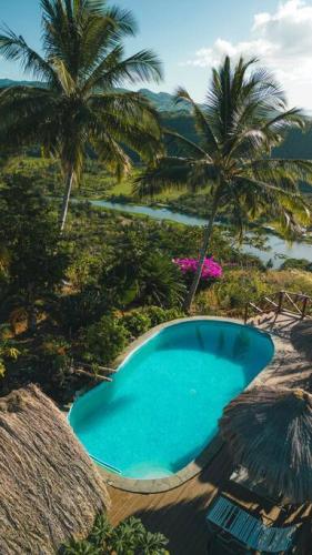 Modern 1 bed guesthouse with pool and ocean view in Marigot Bay Modern 1 bed guesthouse with pool and ocean view in Marigot Bay
