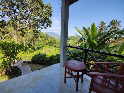 Balcony/terrace, Alamku Bungalow near Tirta Gangga Balcony/terrace, Alamku Bungalow near Tirta Gangga