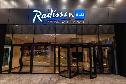 Exterior view, Radisson Blu Hotel, Amman Galleria Mall in Amman Exterior view, Radisson Blu Hotel, Amman Galleria Mall in Amman