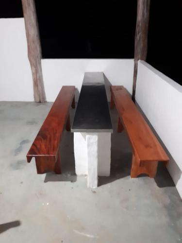 keuken, Chalé da Jane (Chale da Jane) in Ponta Negra keuken, Chalé da Jane (Chale da Jane) in Ponta Negra