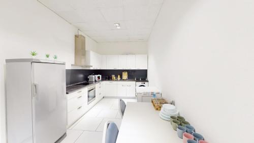 مطبخ, Garten Gästehaus (Garten Gastehaus) in ليونبيرج مطبخ, Garten Gästehaus (Garten Gastehaus) in ليونبيرج