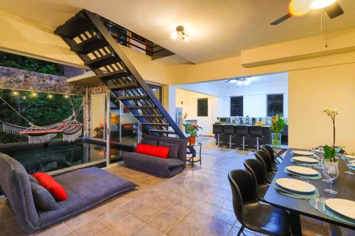 Floor plans, Exclusive Villa Tanager Ocean View w AC Private pool terrace in Quepos Floor plans, Exclusive Villa Tanager Ocean View w AC Private pool terrace in Quepos
