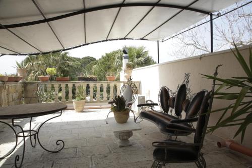 Balcony/terrace, Villa Cecilia in Matino Balcony/terrace, Villa Cecilia in Matino