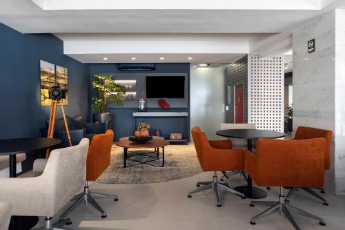 共用Lounge/電視區, 瓦萊里姆弗洛里亞諾波利斯酒店 (Valerim Florianopolis) in 市中心 共用Lounge/電視區, 瓦萊里姆弗洛里亞諾波利斯酒店 (Valerim Florianopolis) in 市中心
