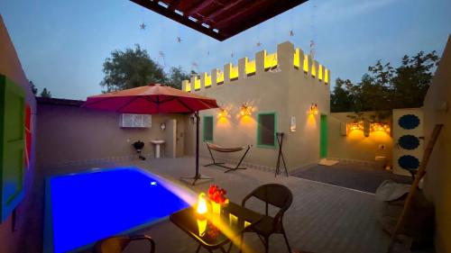 Al Bait resort with private swimming pools -HRS stables in Wadi Khadeja Al Bait resort with private swimming pools -HRS stables in Wadi Khadeja