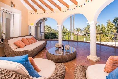 balkon/terras, Villa Verano in Adsubia balkon/terras, Villa Verano in Adsubia