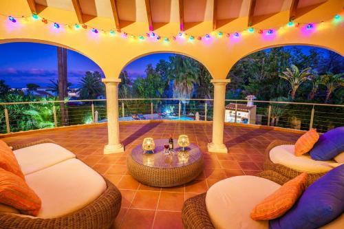 balkon/terras, Villa Verano in Adsubia balkon/terras, Villa Verano in Adsubia